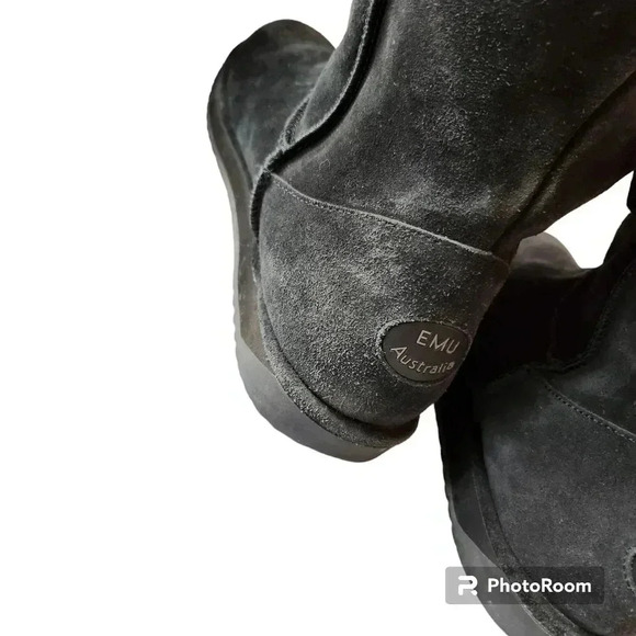 EMU Australia Boot Captain Sheepskin/Suede Waterproof Boots - Picture 5 of 15